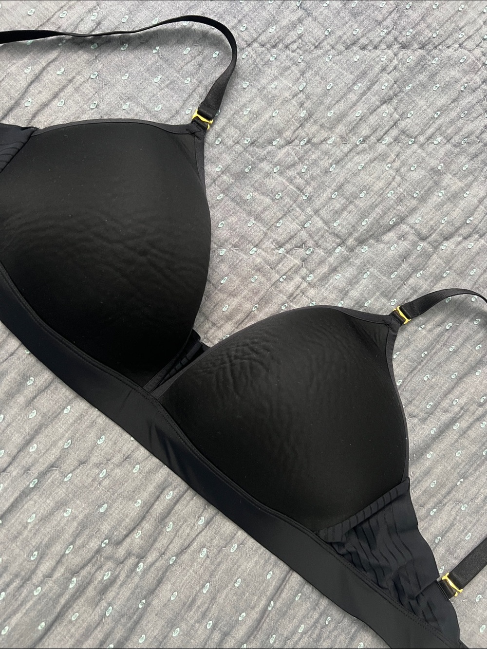 Thirdlove 34E Black Gold bra